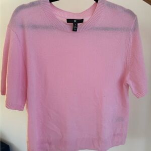 Banana Republic Soft Pink Crew Neck Sweater